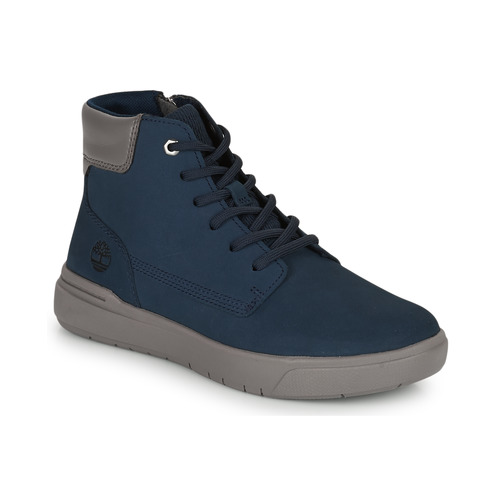 Schoenen Kinderen Hoge sneakers Timberland Seneca Bay 6In Side Zip Blauw