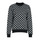 Textiel Dames Sweaters / Sweatshirts Karl Lagerfeld UNISEX ALL-OVER MONOGRAM SWEAT Zwart / Wit