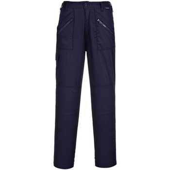 Textiel Dames Broeken / Pantalons Portwest  Blauw