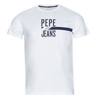Textiel Heren T-shirts korte mouwen Pepe jeans SHELBY Wit