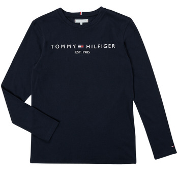 Textiel Jongens T-shirts met lange mouwen Tommy Hilfiger  Marine