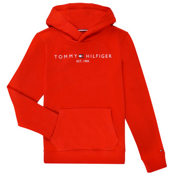 Textiel Kinderen Sweaters / Sweatshirts Tommy Hilfiger U ESSENTIAL HOODIE Rood
