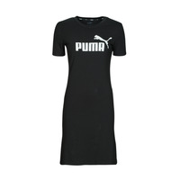Textiel Dames Korte jurken Puma ESS SLIM TEE DRESS Zwart