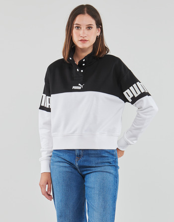 Textiel Dames Sweaters / Sweatshirts Puma PUMA WER COLORBLOCK Zwart / Wit