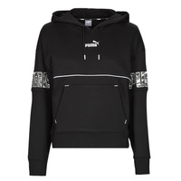 Textiel Dames Sweaters / Sweatshirts Puma PUMA POWER SAFARI Zwart / Wit