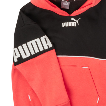 Puma PUMA POWER COLORBLOCK HOODIE Zwart / Oranje