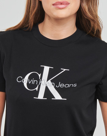 Calvin Klein Jeans CORE MONOGRAM REGULAR TEE Zwart
