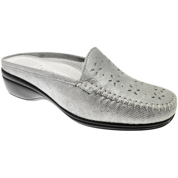 Schoenen Dames Leren slippers Calzaturificio Loren LOK4029per Grijs