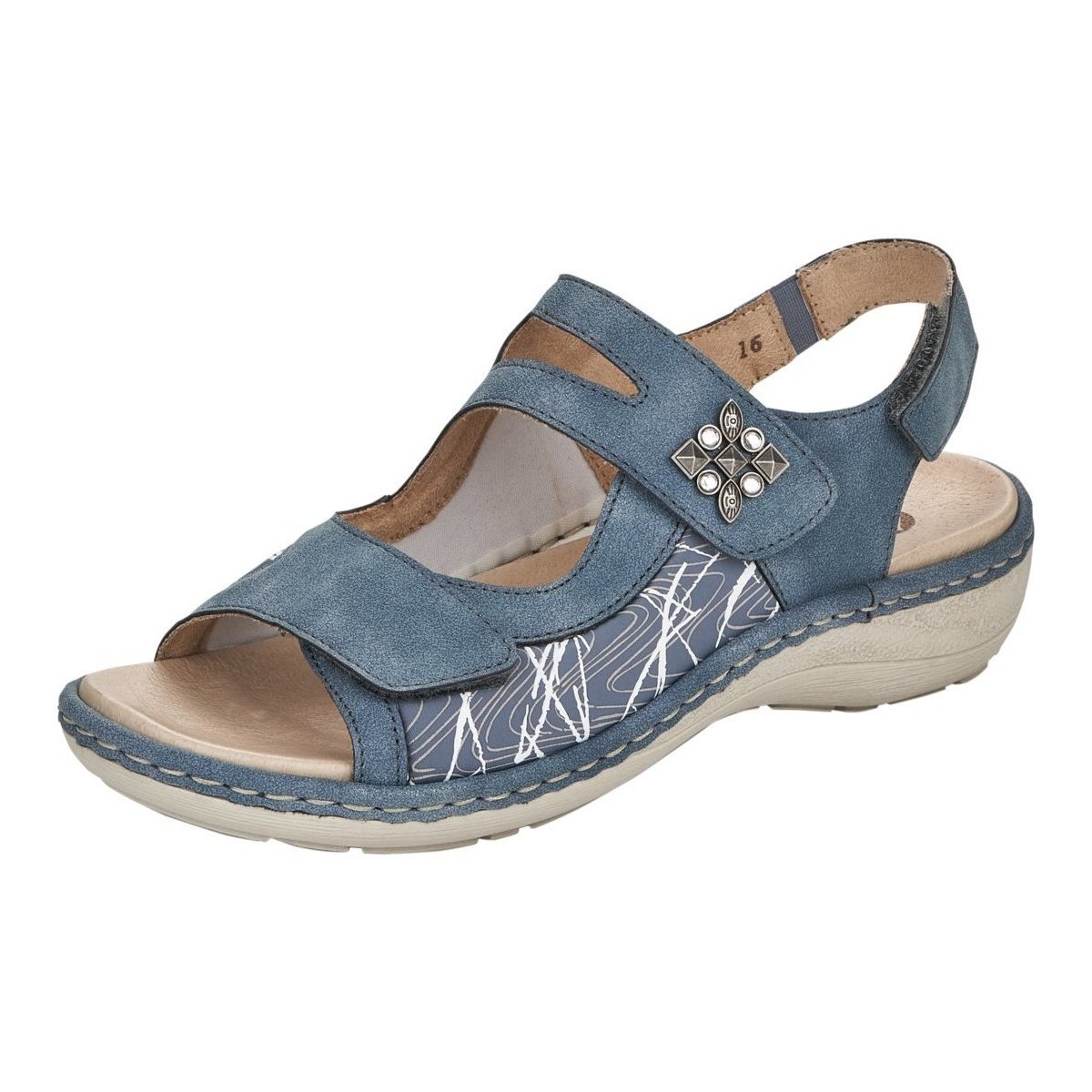 Schoenen Dames Sandalen / Open schoenen Remonte  Blauw