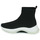 Schoenen Dames Hoge sneakers Calvin Klein Jeans 2 PIECE SOLE SOCK BOOT - KNIT Zwart