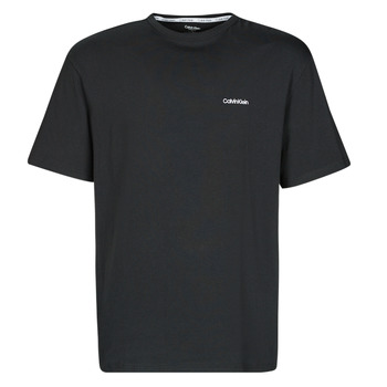 Textiel Heren T-shirts korte mouwen Calvin Klein Jeans SS CREW NECK Zwart