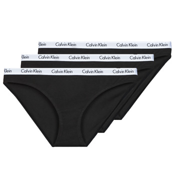 Ondergoed Dames Slips Calvin Klein Jeans CAROUSEL BIKINI X3 Zwart / Zwart / Zwart