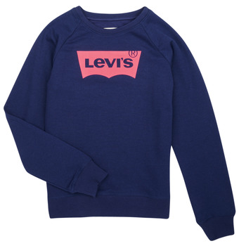 Textiel Meisjes Sweaters / Sweatshirts Levi's LOGO CREW Marine