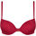 Textiel Dames Bikinibroekjes- en tops Lisca Push-up zwempak topje met meerdere standen Isola Rossa Rood