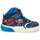 Schoenen Jongens Hoge sneakers Geox J GRAYJAY BOY B Blauw / Rood