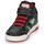 Schoenen Jongens Hoge sneakers Geox J PERTH BOY C Zwart / Rood