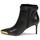 Schoenen Dames Enkellaarzen Versace Jeans Couture 73VA3S57 Zwart