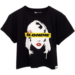 Textiel Dames T-shirts korte mouwen Blondie  Zwart