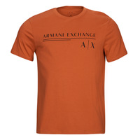 Textiel Heren T-shirts korte mouwen Armani Exchange 6LZTCE-ZJ6NZ Oranje
