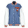 Textiel Dames Wind jackets Tommy Jeans DENIM LETTERMAN JACKET DF7018 Multicolour