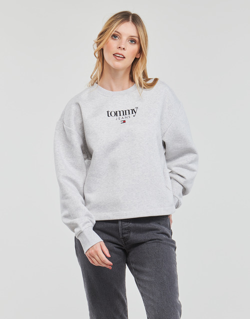 Textiel Dames Sweaters / Sweatshirts Tommy Jeans TJW RLXD ESSENTIAL LOGO 1 CREW Grijs