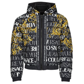 Textiel Heren Dons gevoerde jassen Versace Jeans Couture 73GAU416-G89 Zwart / Print / Barok