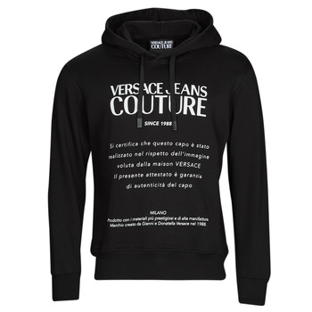 Textiel Heren Sweaters / Sweatshirts Versace Jeans Couture 73GAIT16-899 Zwart / Wit