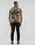 Textiel Heren T-shirts korte mouwen Versace Jeans Couture 73GAH6S0-G89 Zwart / Wit / Geel
