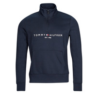 Textiel Heren Sweaters / Sweatshirts Tommy Hilfiger TOMMY LOGO MOCKNECK Marine