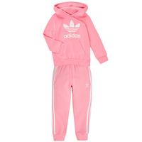 Textiel Meisjes Trainingspakken adidas Originals HOODIE SET Roze