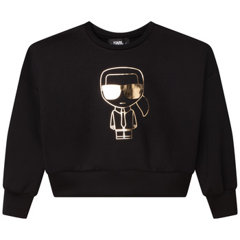 Textiel Meisjes Sweaters / Sweatshirts Karl Lagerfeld  Zwart