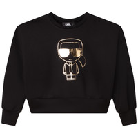 Textiel Meisjes Sweaters / Sweatshirts Karl Lagerfeld  Zwart