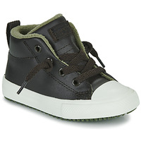 Schoenen Kinderen Hoge sneakers Converse Chuck Taylor All Star Street Boot Leather Mid Bruin