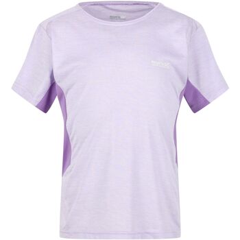 Textiel Kinderen T-shirts korte mouwen Regatta  Violet