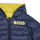 Textiel Jongens Dons gevoerde jassen BOSS J06254-616 Marine / Geel