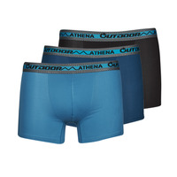 Ondergoed Heren Boxershorts Athena OUTDOOR X3 Blauw / Zwart