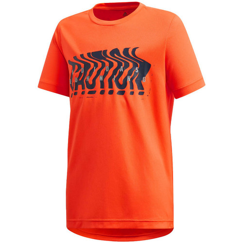 Textiel Jongens T-shirts & Polo’s adidas Originals  Oranje