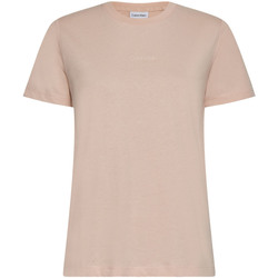 Textiel Dames T-shirts & Polo’s Calvin Klein Jeans K20K203677 Roze