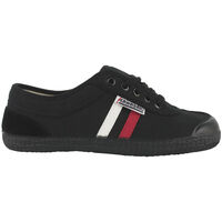 Schoenen Heren Sneakers Kawasaki Retro 23 Canvas Shoe K23 60W Black Stripe Wht/Red Zwart
