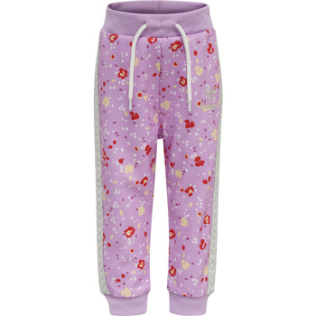 Textiel Kinderen Broeken / Pantalons hummel Jogging bébé  hmlNica Violet