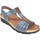 Schoenen Dames Sandalen / Open schoenen Karyoka Iza Blauw
