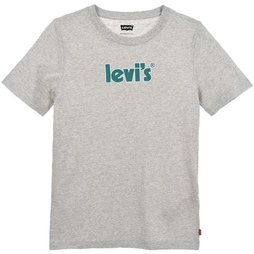 Textiel Jongens T-shirts korte mouwen Levi's  Grijs