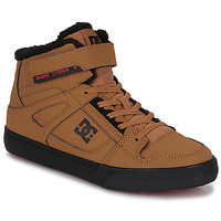 Schoenen Jongens Hoge sneakers DC Shoes PURE HIGH-TOP WNT EV Camel / Zwart