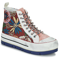 Schoenen Dames Hoge sneakers Desigual CRUSH ROSA Multicolour