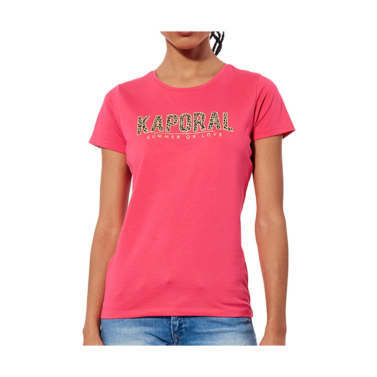 Textiel Dames T-shirts & Polo’s Kaporal  Roze