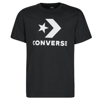 Textiel T-shirts korte mouwen Converse GO-TO STAR CHEVRON TEE Zwart