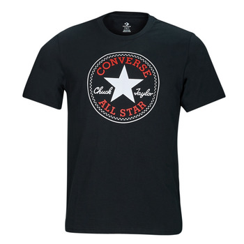 Textiel T-shirts korte mouwen Converse GO-TO CHUCK TAYLOR CLASSIC PATCH TEE Zwart