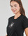 Textiel Dames T-shirts korte mouwen Converse CHUCK CRYSTAL ENERGY REGULAR TEE Zwart