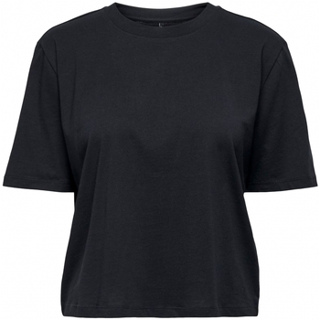 Textiel Dames Sweaters / Sweatshirts Only Mia Top - Black Zwart