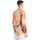 Textiel Heren Overhemden lange mouwen Bicolore 3327-LAPIZ Oranje